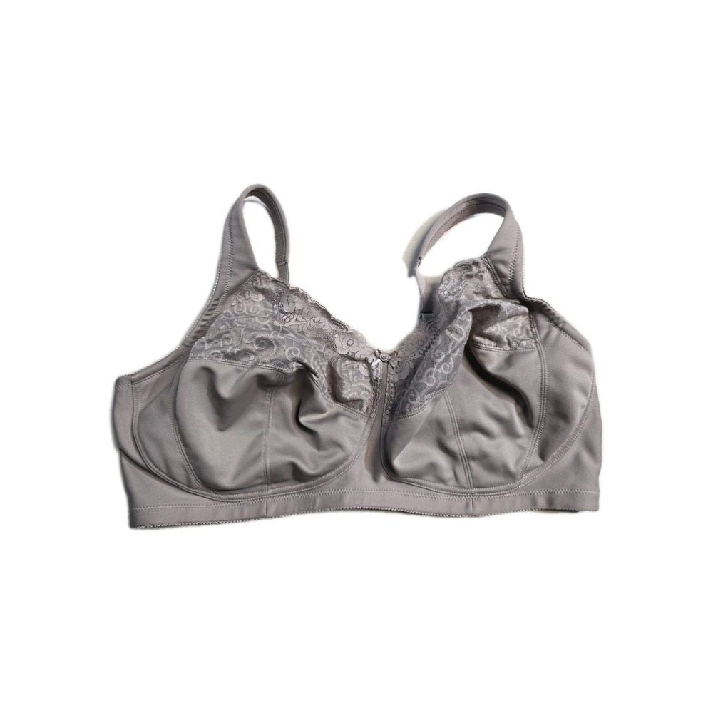 Glamorise ComfortLift Rose Lace Full Coverage Wirefree Support Bra 46 DD‎
